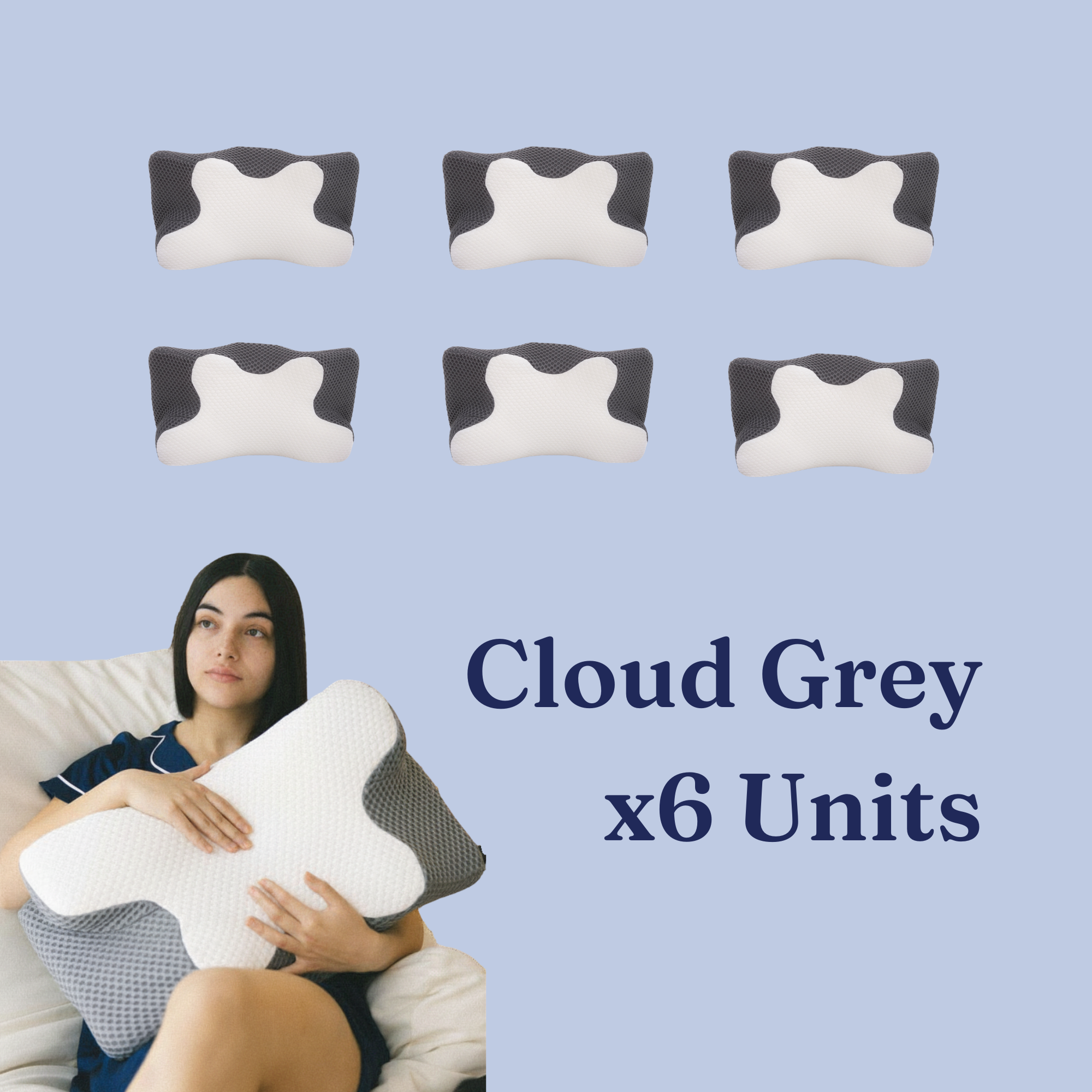 Cloud Grey Wholesale Bundle (6-Pack)