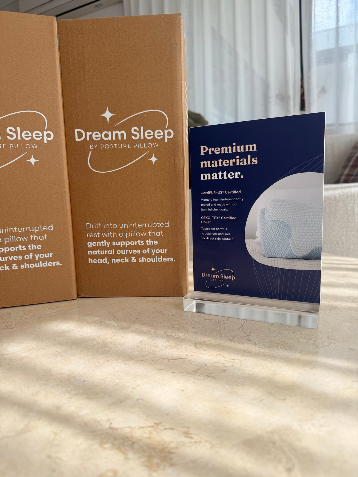 Complimentary A5 Paylite Customer Review Sign & Perspex Stand