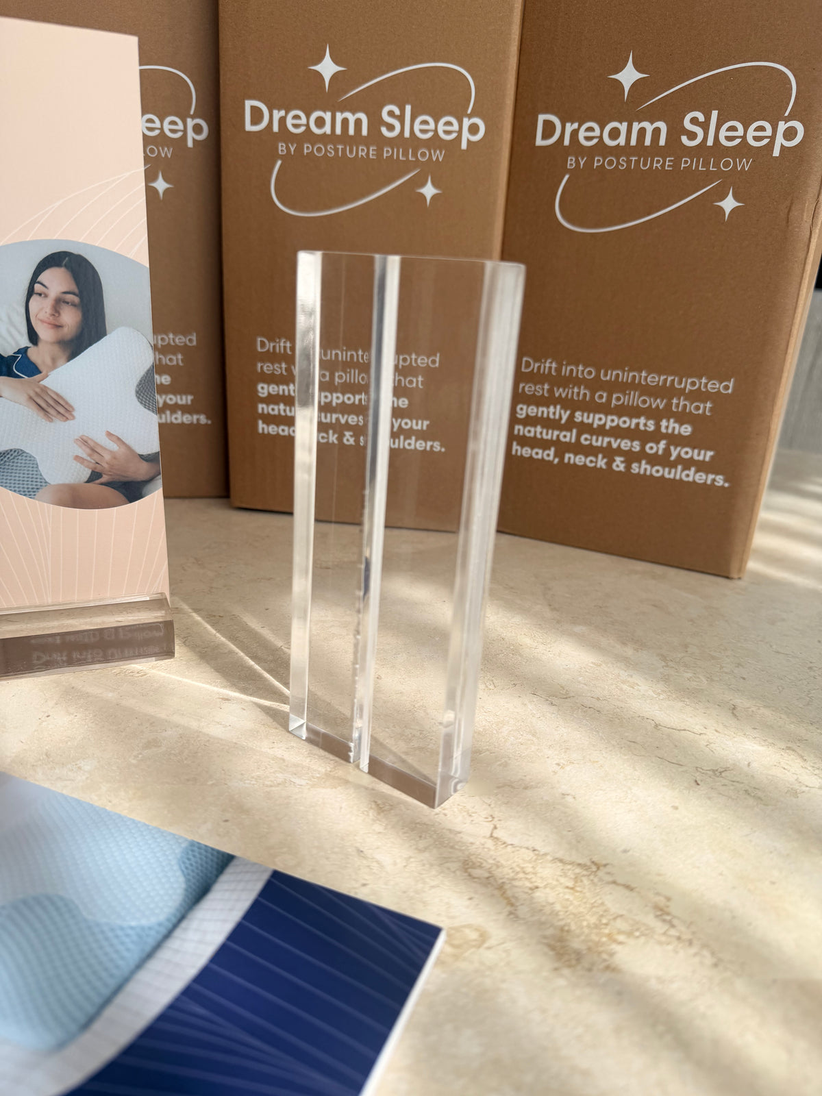 Complimentary A5 Paylite Customer Review Sign & Perspex Stand