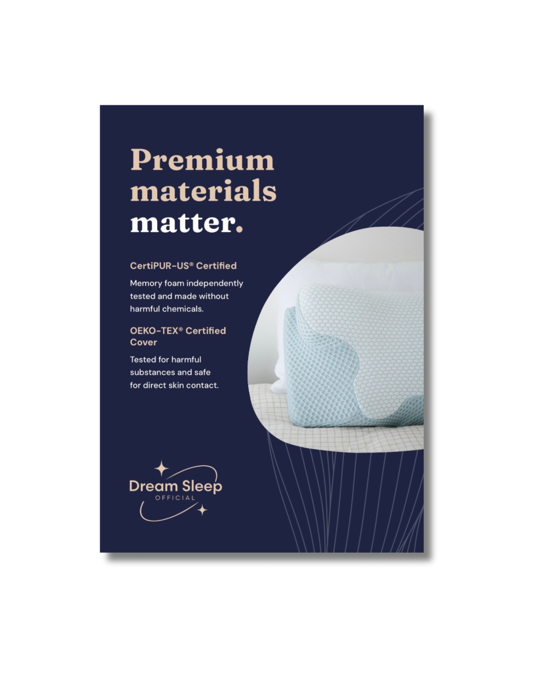 Complimentary A5 Paylite Counter Sign & Perspex Stand | Premium Materials Matter