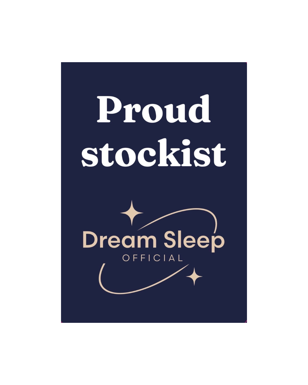 Complimentary Dream Sleep Official Retail Stickers (2-Pack)