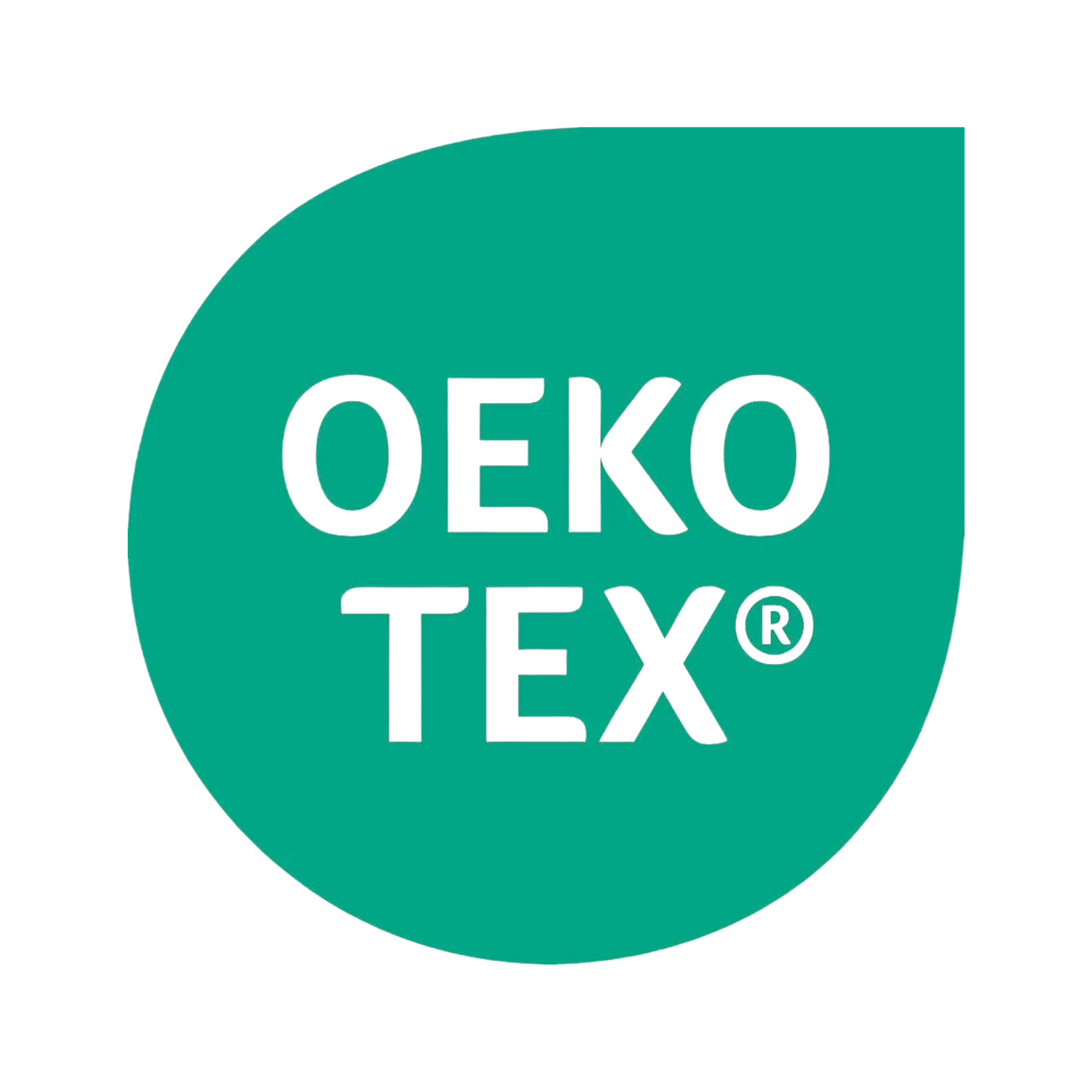 OEKO-TEX certified label ensuring safe, non-toxic materials for your pillow.