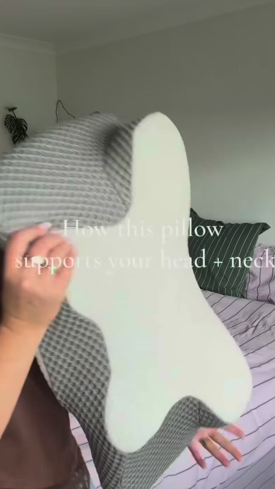 Premium memory foam orthopaedic pillow by Dream Sleep NZ, Cloud Grey finish, providing superior cervical support and pressure relief for all sleepers.